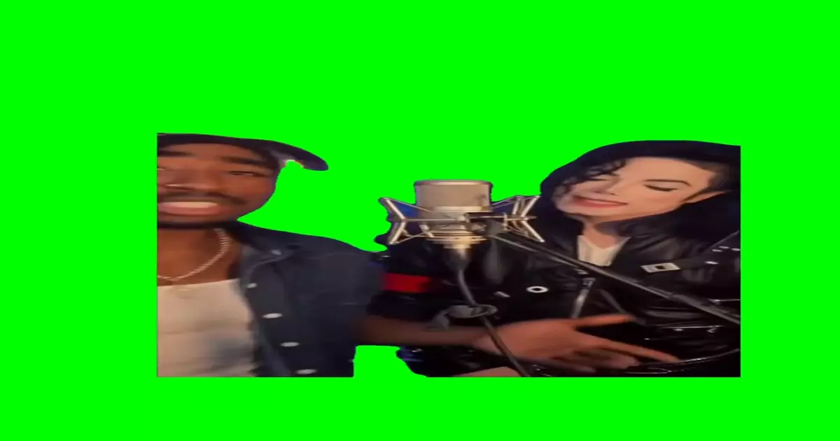 2pac And Mj Singing Green Screen Meme Download Video