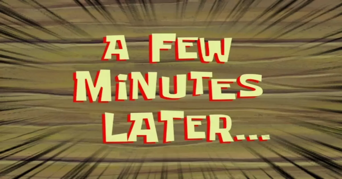 A Few Minutes Later Spongebob Meme Download Video