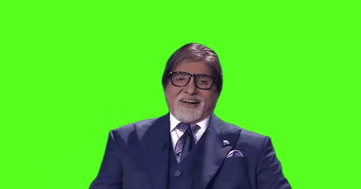 Aapka Swagat Karta Hoon Amitabh Bachchan Kbc Green Screen Meme Download Video