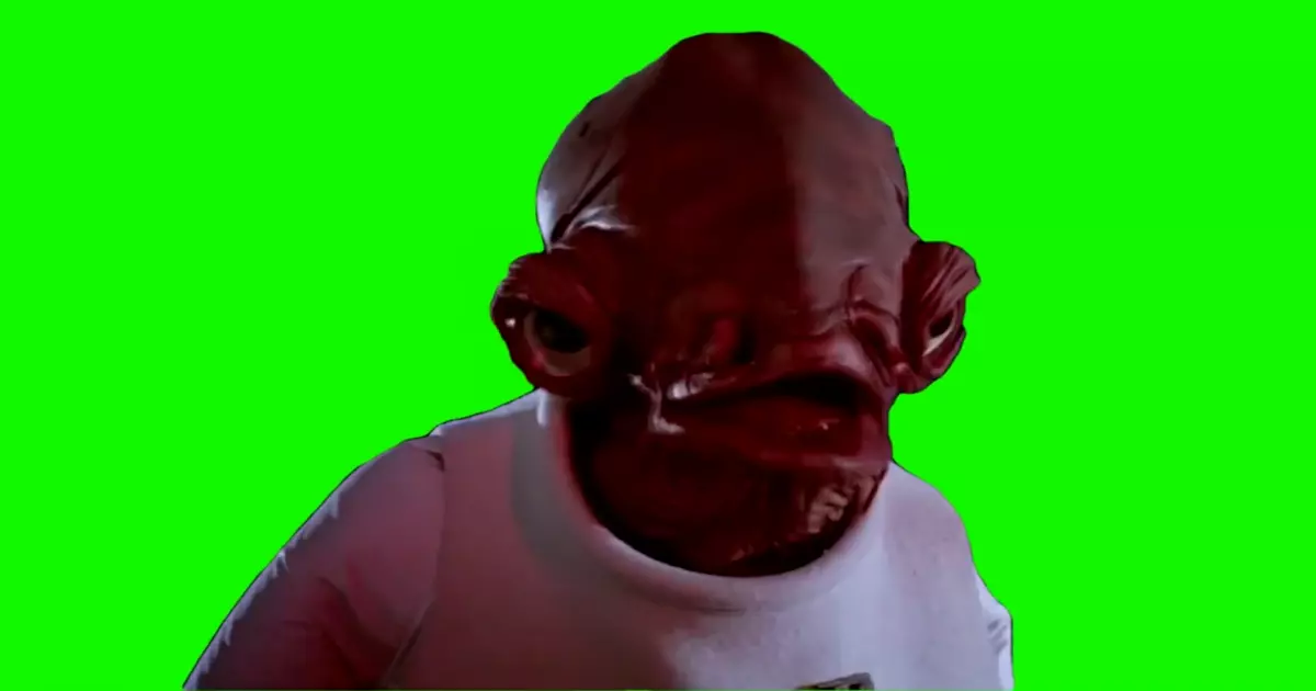 Admiral Ackbar Its A Trap Green Screen Meme Download Video