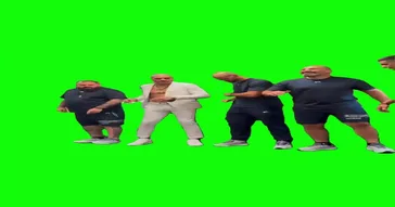 Alex Pereira And Team Dance Green Screen Video