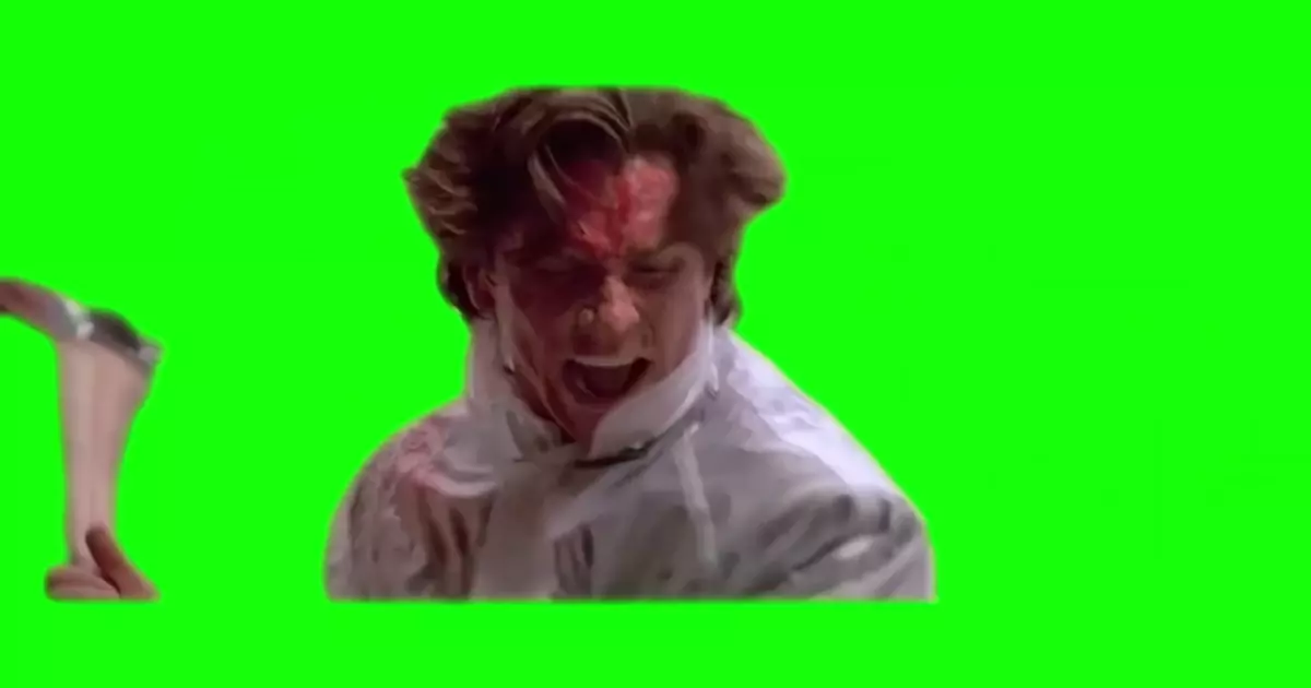 American Psycho Patrick Bateman Kills Paul Allen Green Screen Meme Download Video