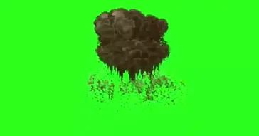 Free Cartoon Explosion Effect Green Screen Meme Download Video