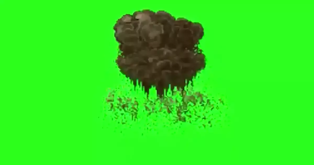 Anime Explosion Effect Green Screen Meme Download Video