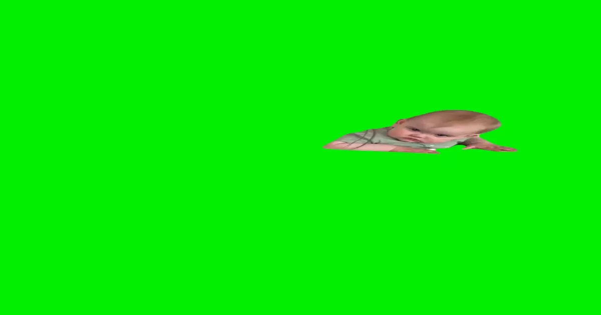 Baby Staring Green Screen Meme Download Video