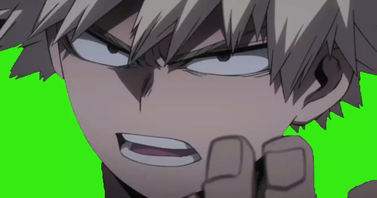 Bakugo Boku No Hero Academia Green Screen Meme Download Video