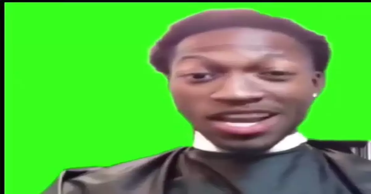 Barbershop Man Green Screen Meme Download Video