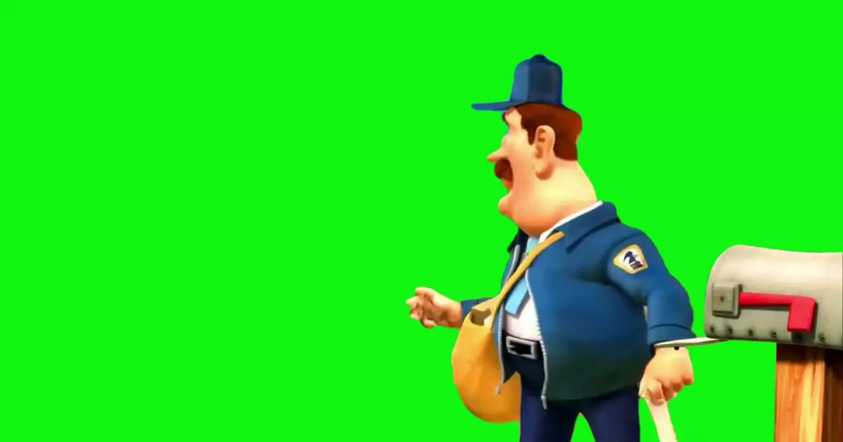 Barnyard Mailman Green Screen Meme Download Video