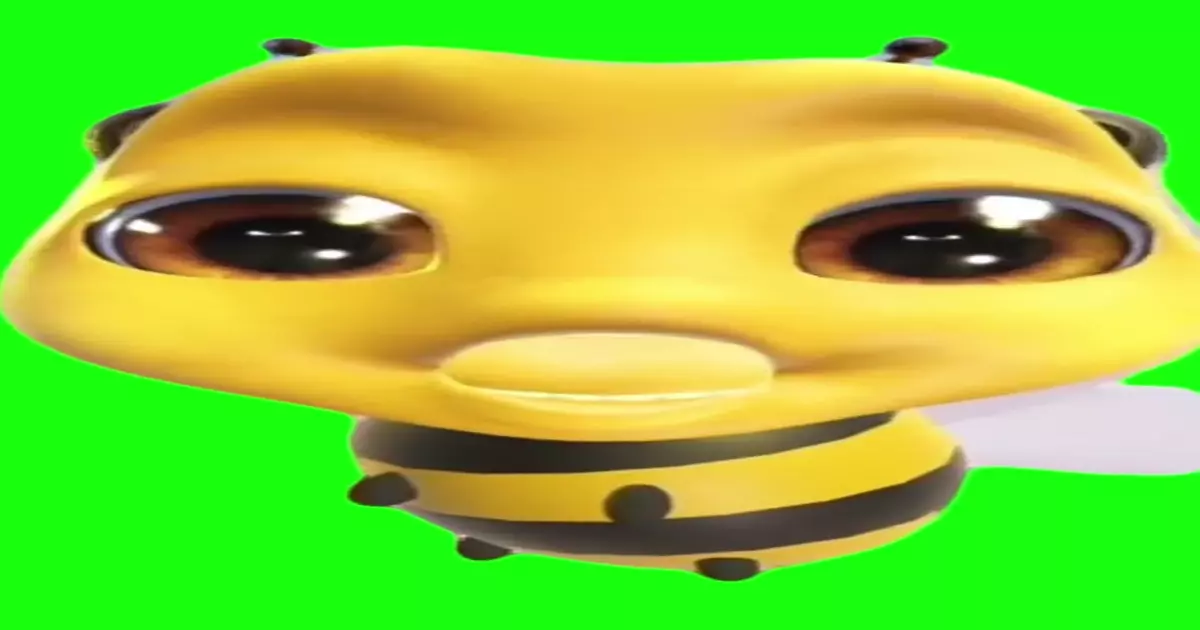 Bee Raising Eyebrows Green Screen Meme Download Video