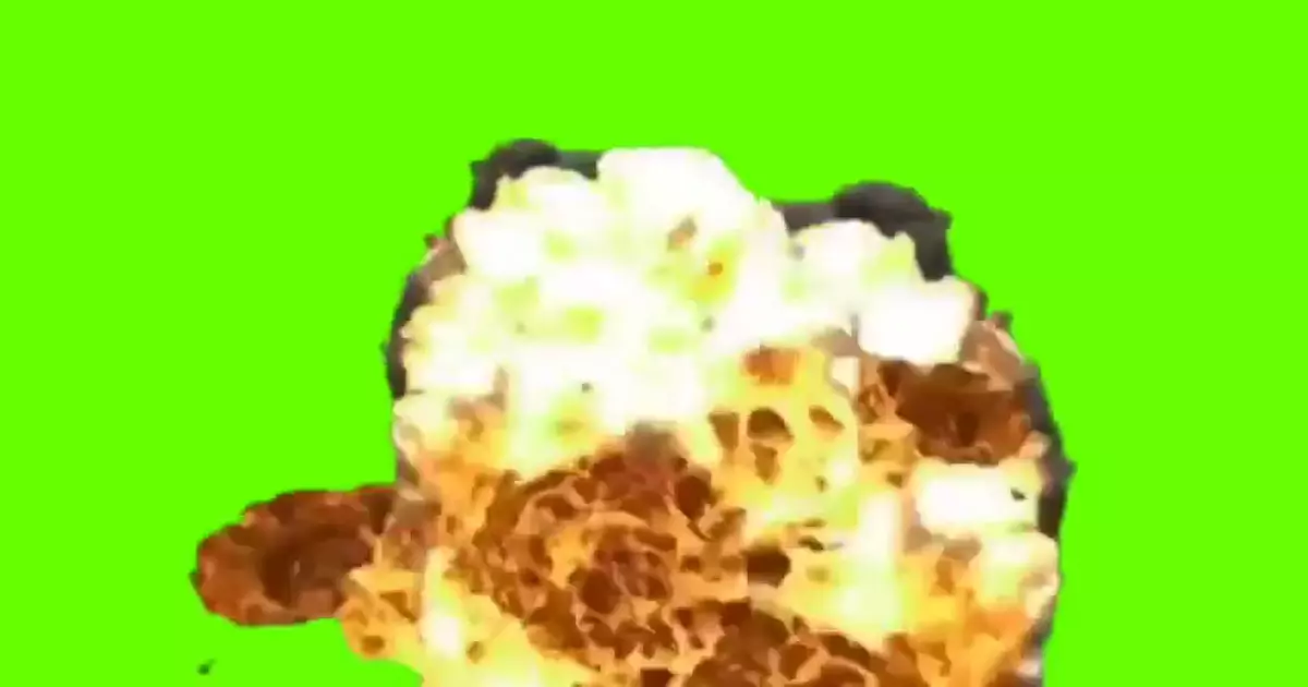Big Blast Green Screen Meme Download Video
