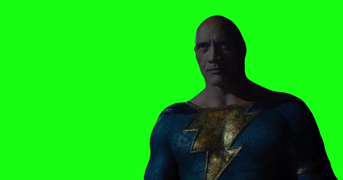 Black Adam Meets Superman Green Screen Meme Download Video