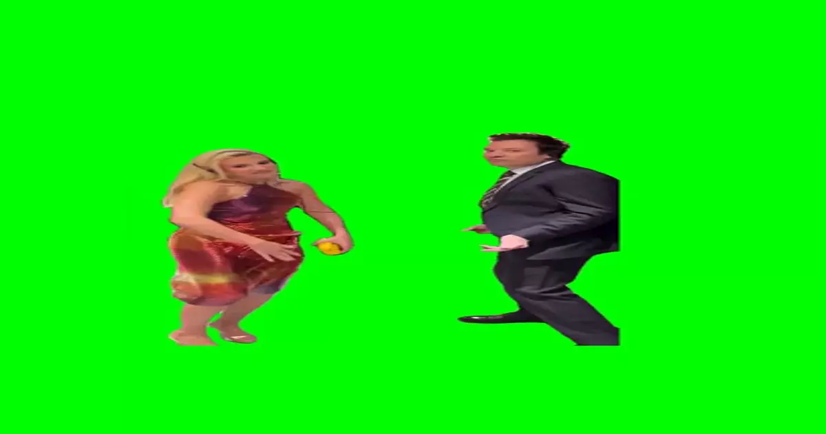 Bobby Brown And Jimmy Fallon Dancing Green Screen Meme Download Video