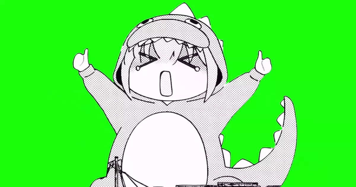 Bocchi The Rock Godzilla Hitori Green Screen Meme Download Video