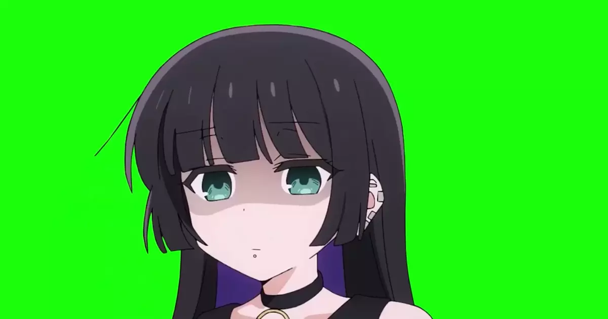 Bocchi The Rock Pa San Saying Hello Green Screen Meme Download Video