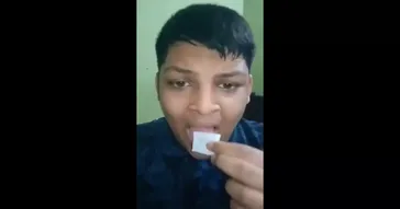 Boy Eating Paper Sad Meme Video