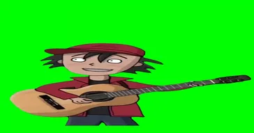 Spinning Skull With Guitar Riff At The End Green Screen Meme Download Video