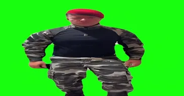 Brazilian Solider Dancing Green Screen Meme Video