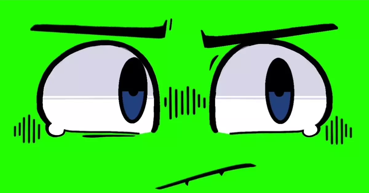Brutal Eyes Green Screen Meme Download Video