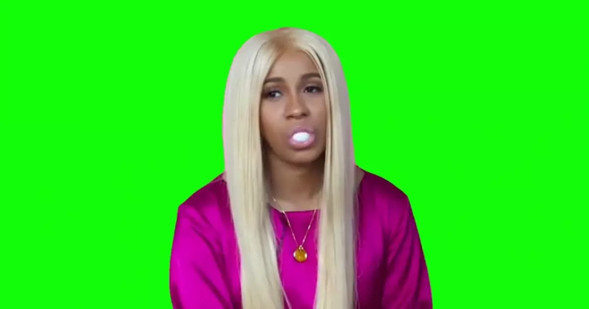 Cardi B Mood Green Screen Meme Download Video