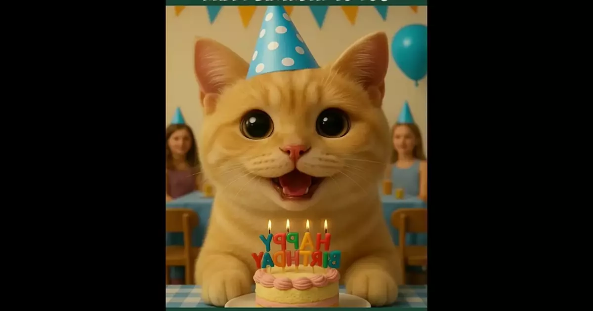 Cat Happy Birthday To You Nobody Likes You Funny Meme Download Video