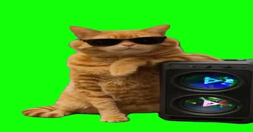Vibing Cat Green Screen Meme Download | Video & Audio Meme Video