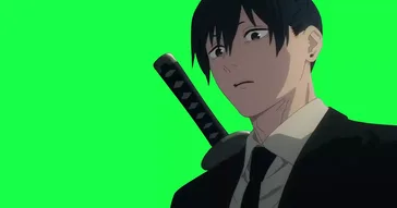 Tanjiro Demon Slayer Anime Green Screen Meme Download Video
