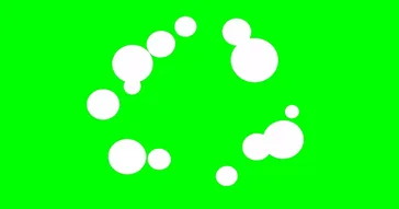 Circles Burst Overlay Green Screen Meme Video