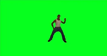 Cj Default Dance Green Screen Meme Download | Video & Audio Meme Video