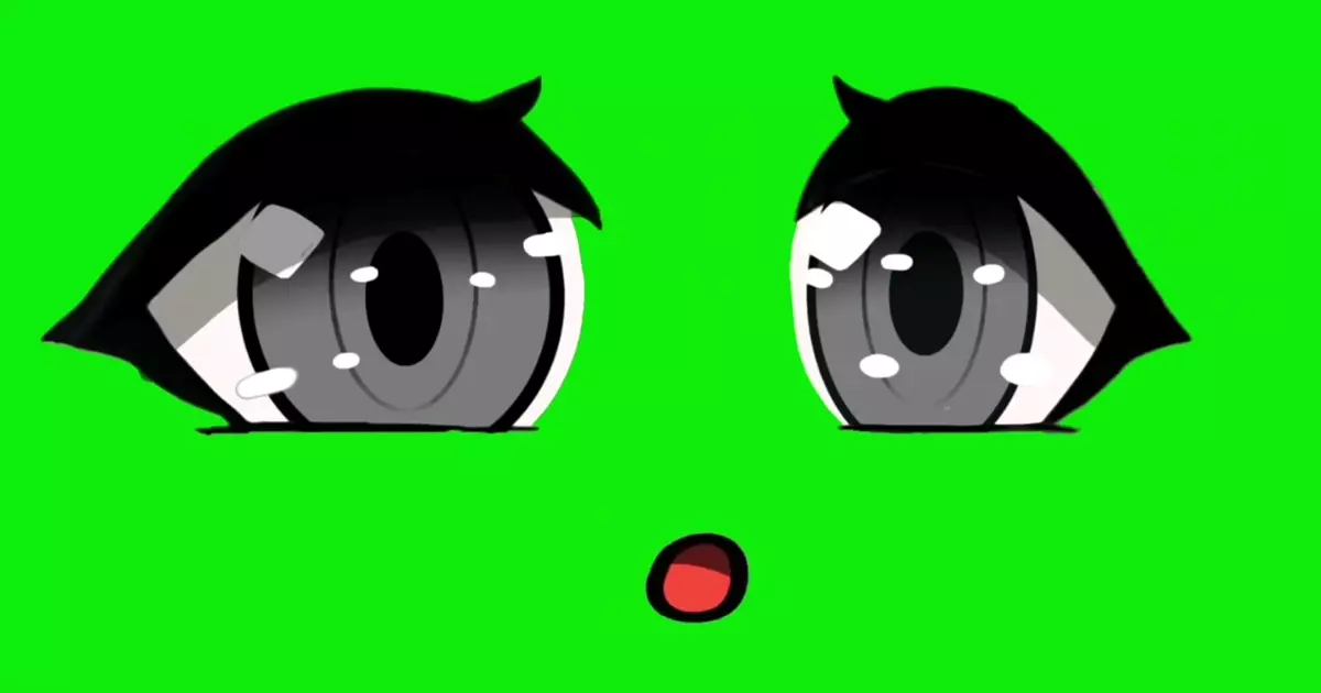Colors Face Gacha Green Screen Meme Download Video