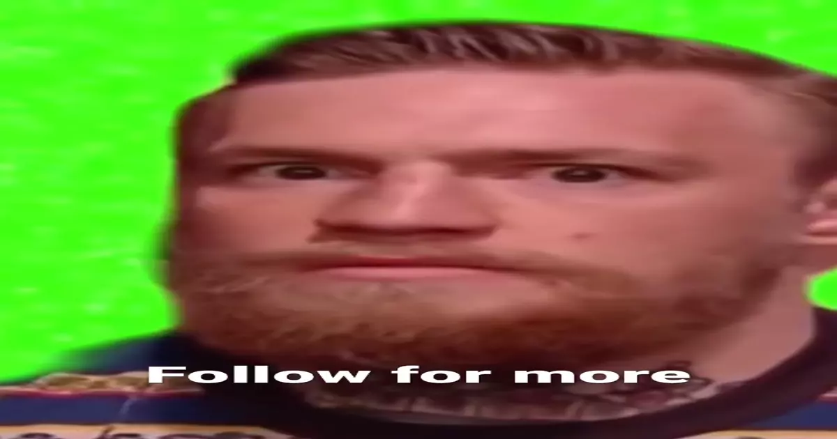 Conor Mcgregor Green Screen Meme Download Video