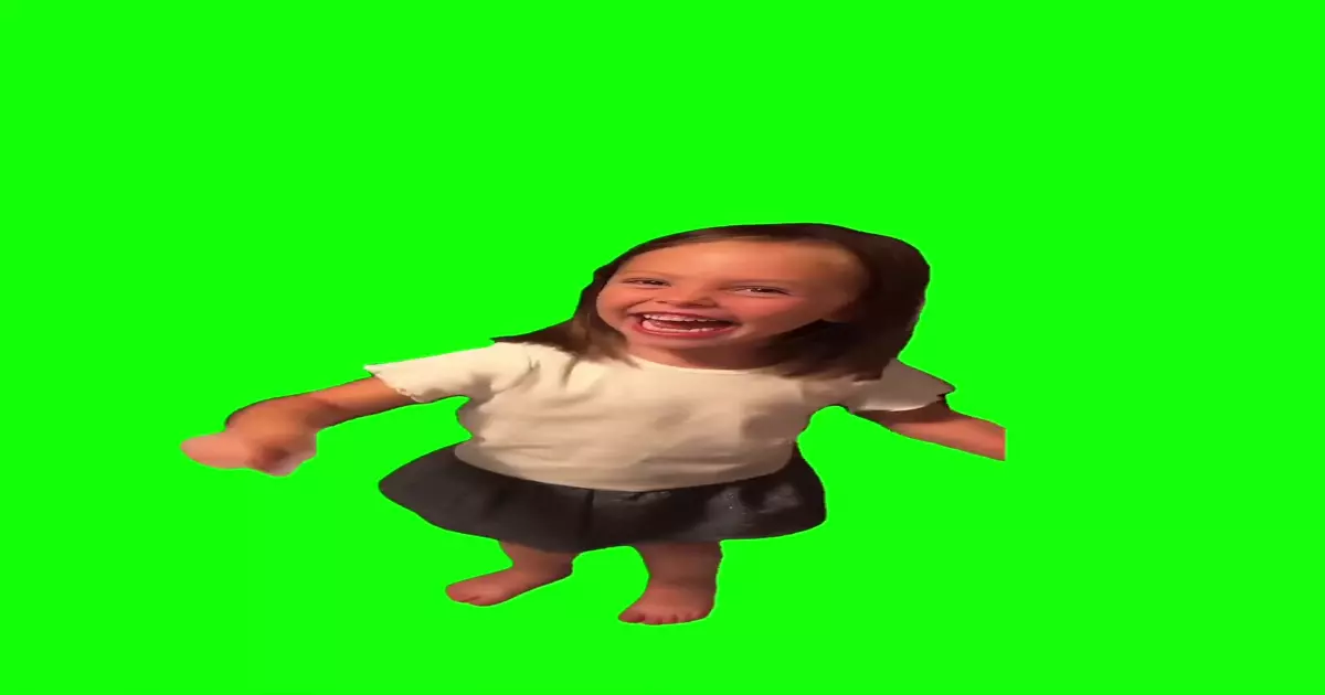 Creepy Moto Dance Girl Green Screen Meme Download Video