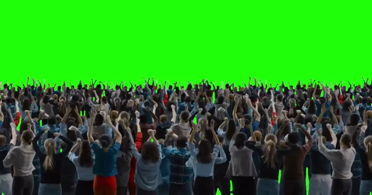 Crowd Cheering Green Screen Meme Download Video
