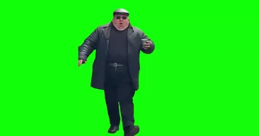 Dad Boss With Coffee Green Screen Meme Video