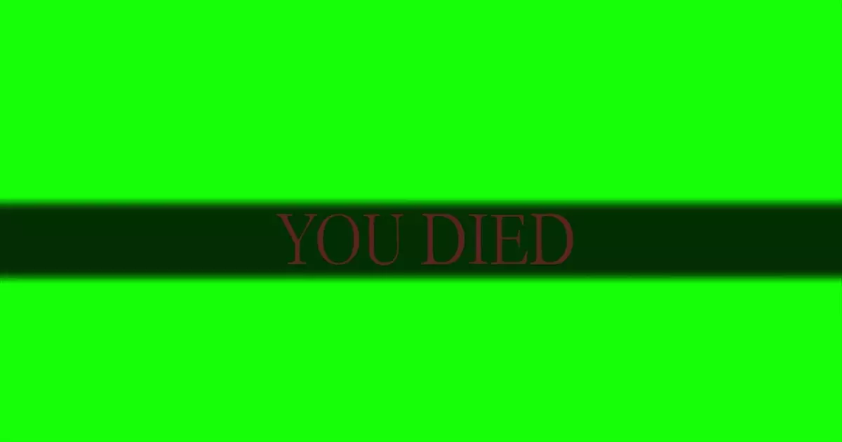 Dark Souls You Died Green Screen Meme Download Video