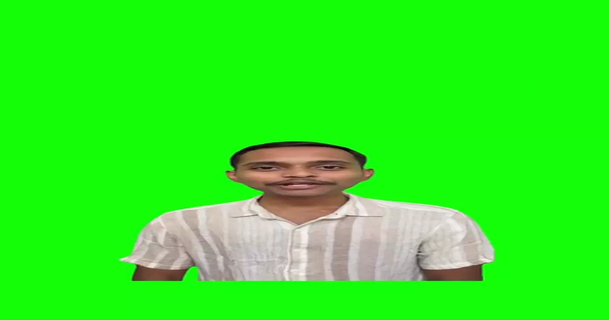 Darshan Singing Mustard Green Screen Meme Download Video