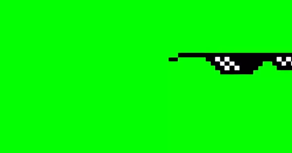 Deal With It Glasses Green Screen Meme Download Video