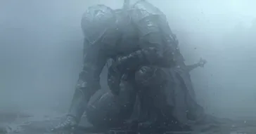 Colourful Knight Soldier Watching His Shivering Hands Sad Video Meme Download Video