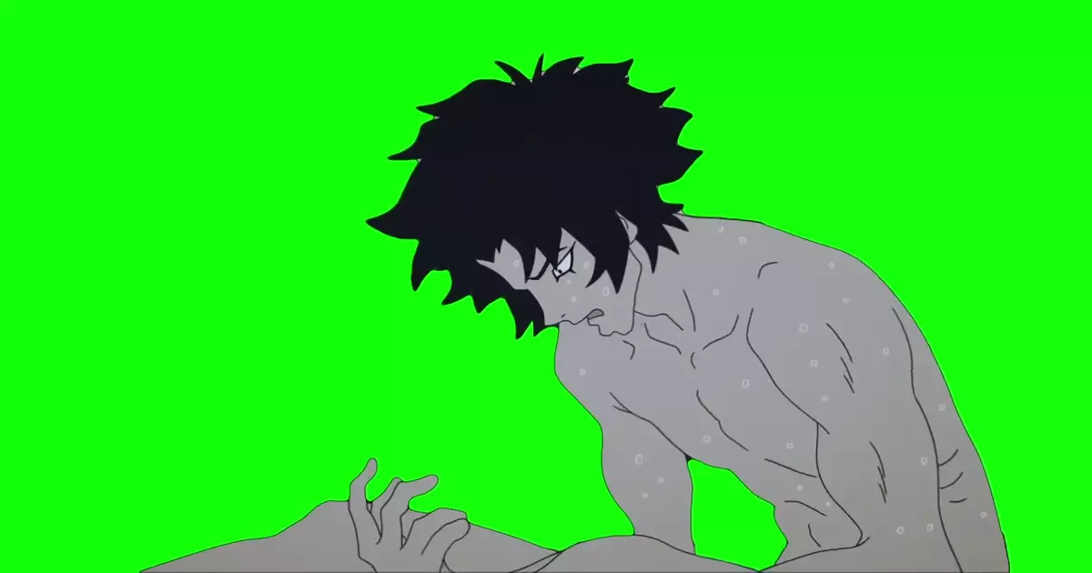 Devilman Crybaby Akira Paints His Ceiling Green Screen Meme Download Video