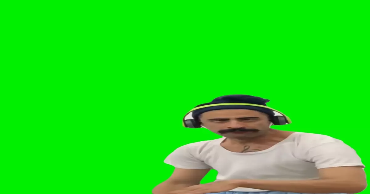 Dj Playing Me Green Screen Meme Download Video