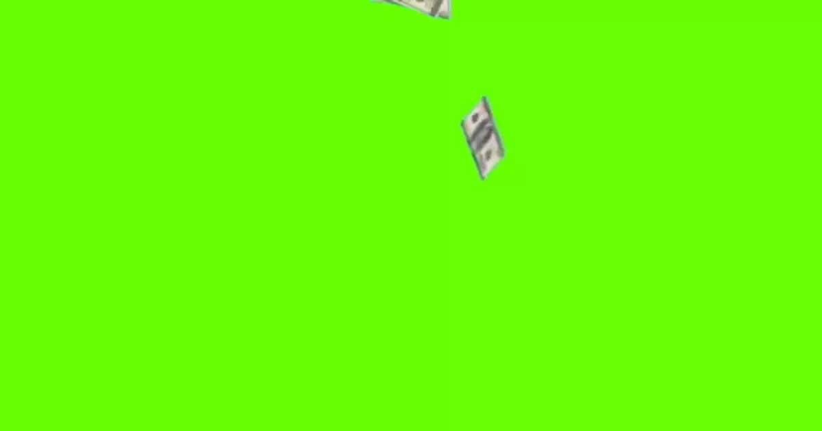 Dollar Rain Green Screen Meme Download Video