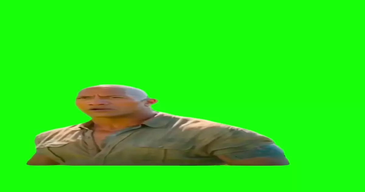 Don T Cry Don T Cry Dwayne The Rock Green Screen Meme Download Video
