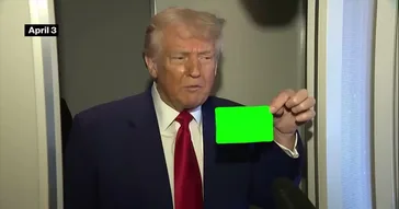 Donald Trump Gold Card Green Screen Meme Video