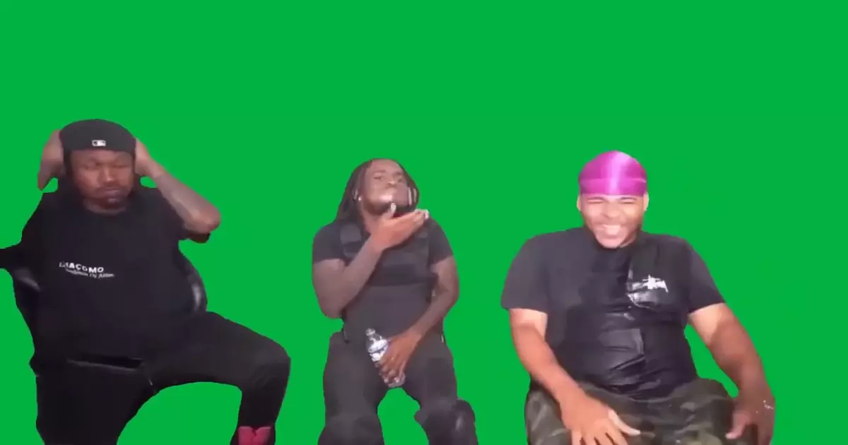 Duke Dennis Kai Cenat And Fanum Laughing Green Screen Meme Download Video