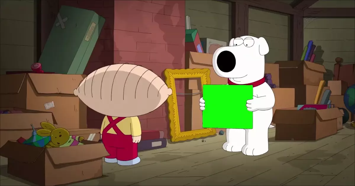 Family Guy Stewie Scared Of Queen Album Green Screen Meme Download Video