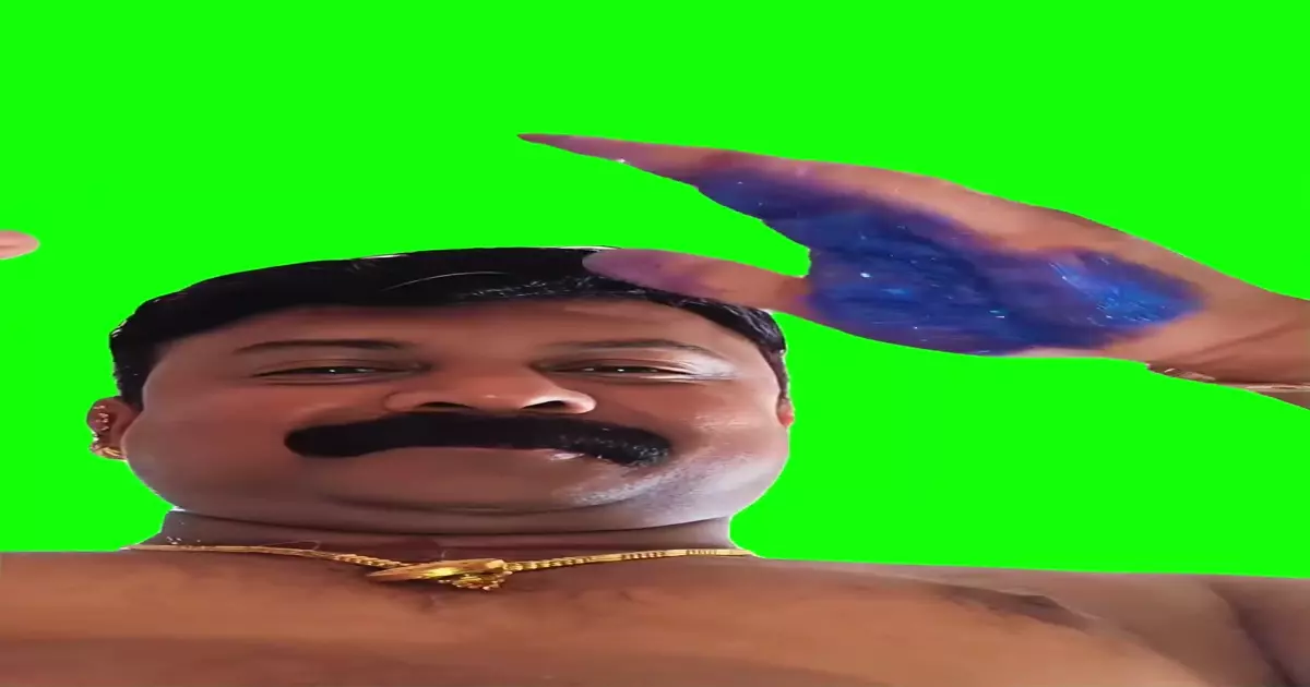 Finger Glitter Green Screen Meme Download Video