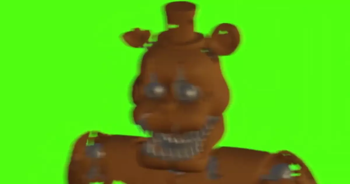 Fnaf Nightmare Freddy Green Screen Meme Download Video
