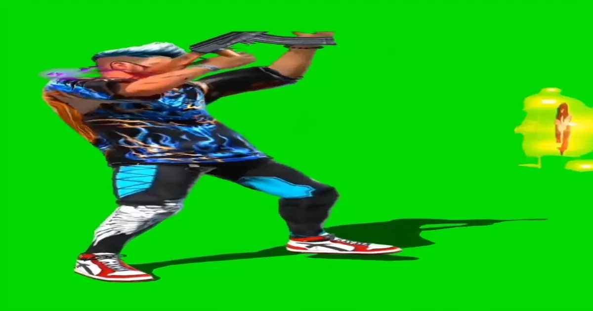 Free Fire Ak 47 Green Screen Meme Download Video