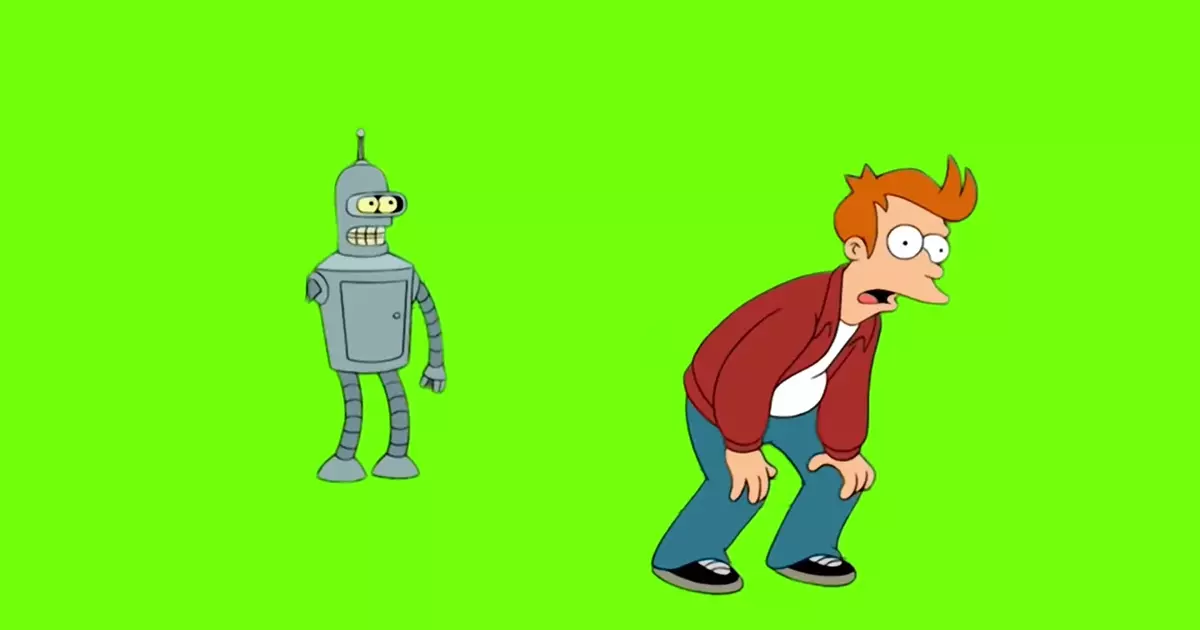 Futurama Lets Go Get Drunk Green Screen Meme Download Video