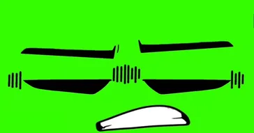 Colors Face Gacha Green Screen Meme Download | Video & Audio Meme Video