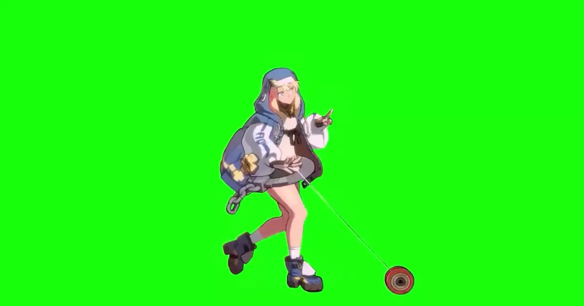 Ggst Bridget Walk Green Screen Meme Download Video
